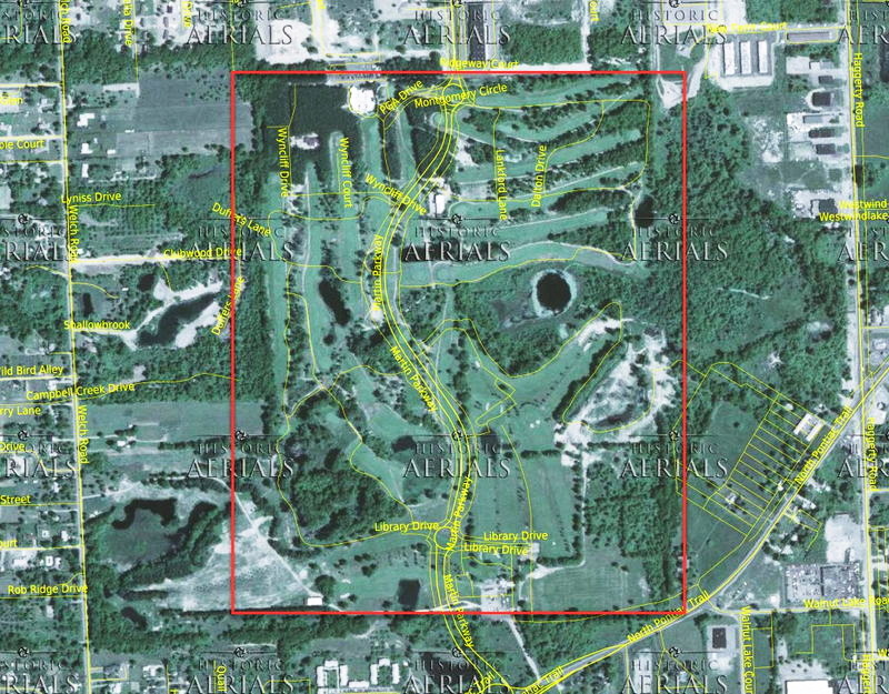 Eldorado Country Club (El Dorado Golf Course) - 1987 Aerial (newer photo)